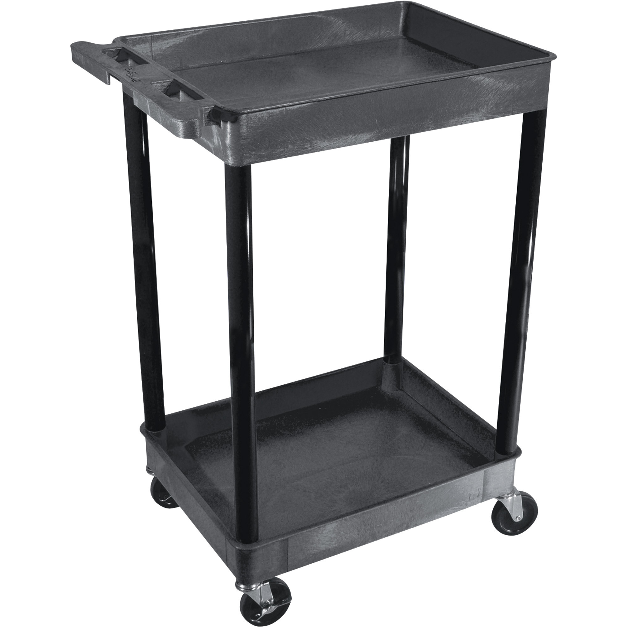 Luxor Tub Utility Cart, 300Lb. Capacity, Black, Model STC11B